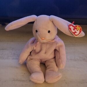 Ty Beanie Baby "Floppity" Lilac Bunny Plush Toy